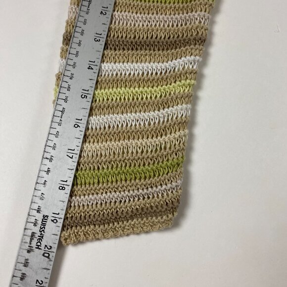 J Jill Linen Modal Crochet Knit Top Tunic Sweater Womens 1X Plus Size V Neck - Picture 11 of 11